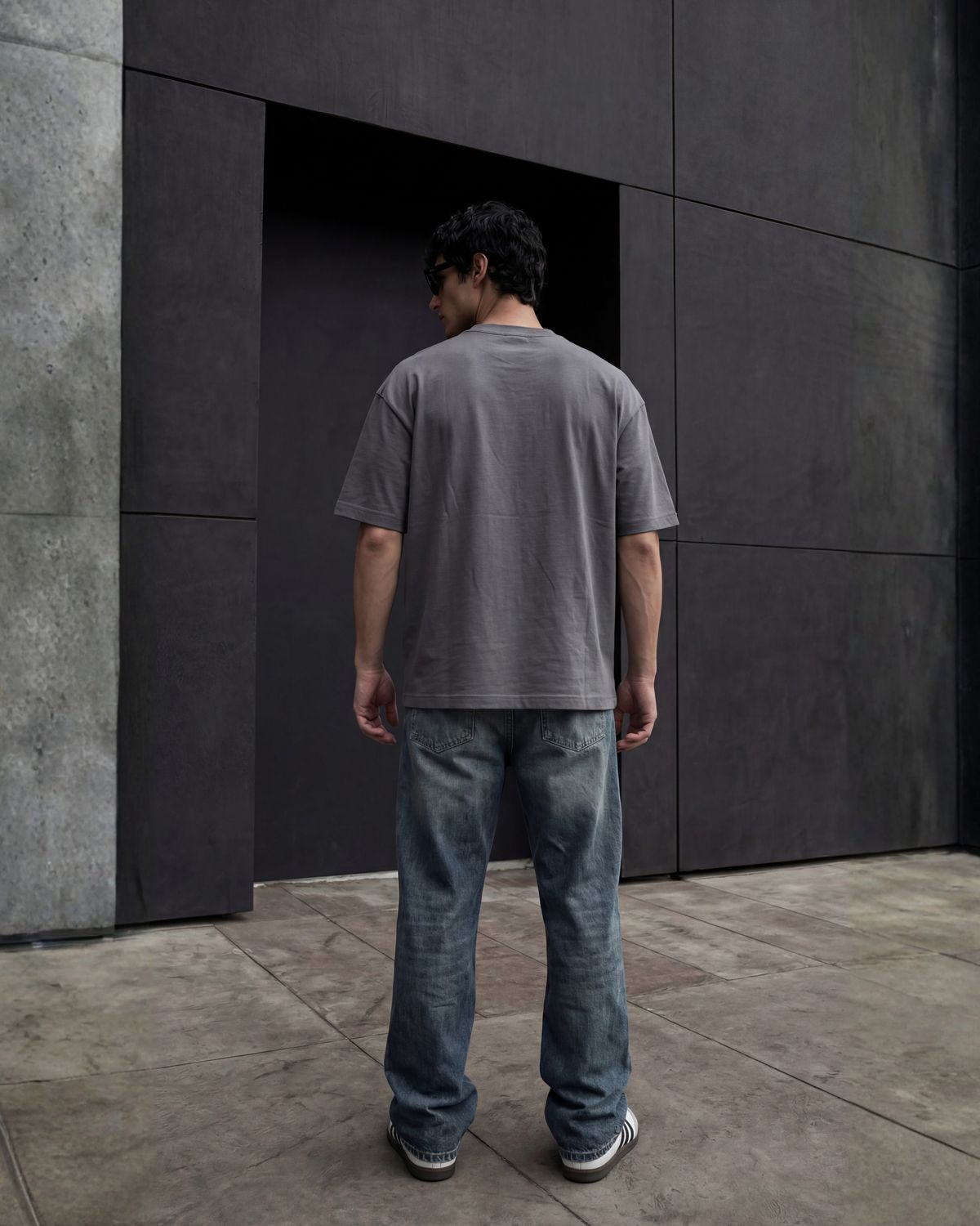 Blank Steel Grey T-shirt - image 5