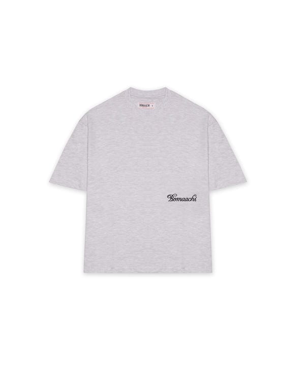 BOMAACHI — Blank Melange Grey T-shirt