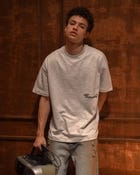 Blank Melange Grey T-shirt view 4