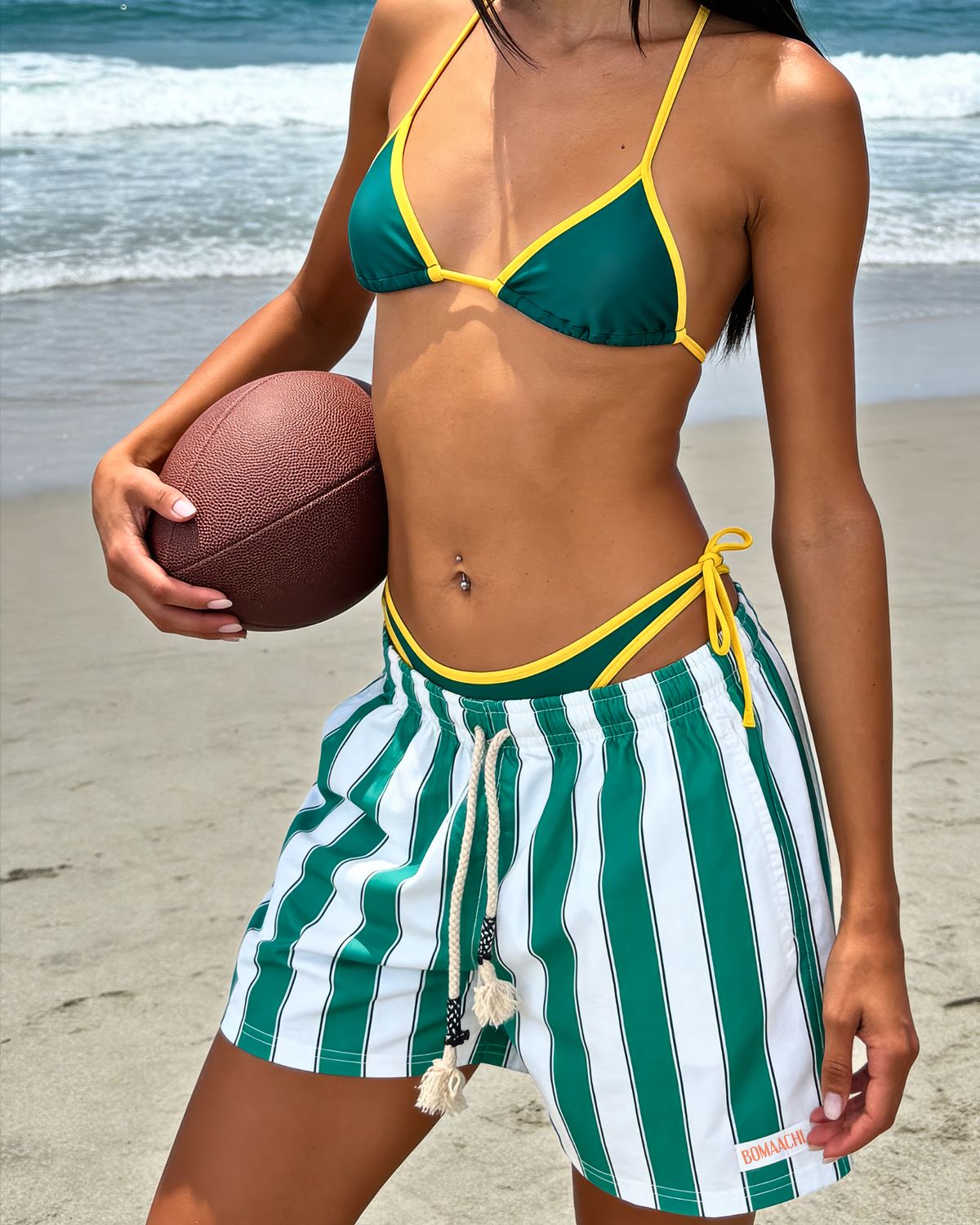 Wide Striped Boxer Shorts - image 2
