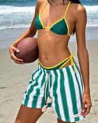 Wide Striped Boxer Shorts view 2