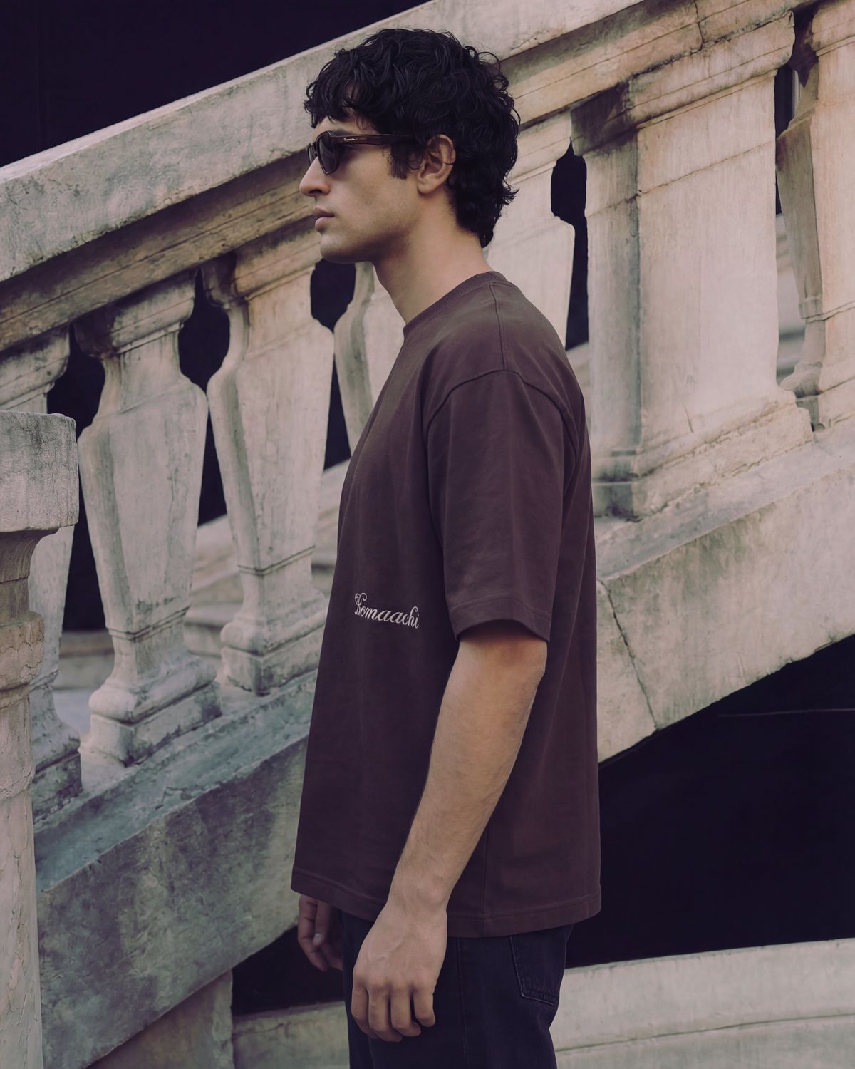 Blank Grey Purple T-shirt - image 5
