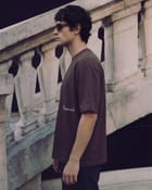 Blank Grey Purple T-shirt view 5
