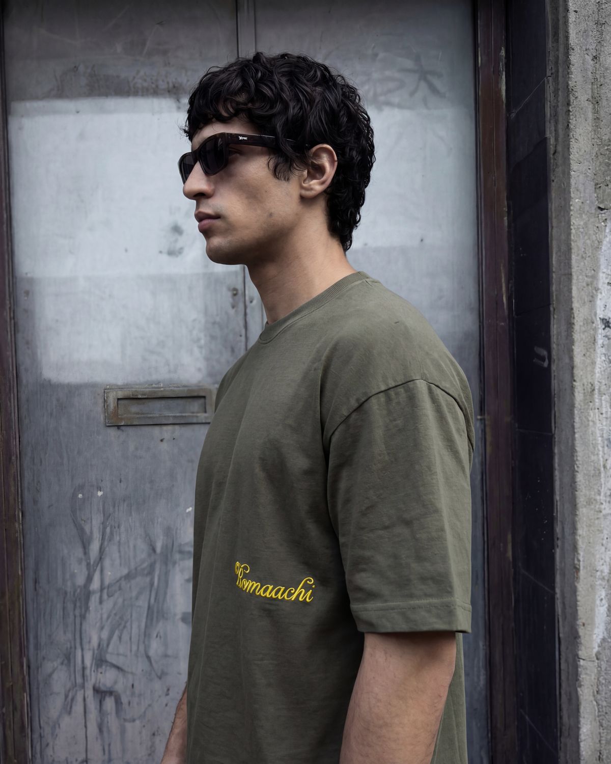 Blank Dark Grey Green T-shirt - image 5
