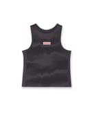 Woven Patch GREY Tank Top view 1