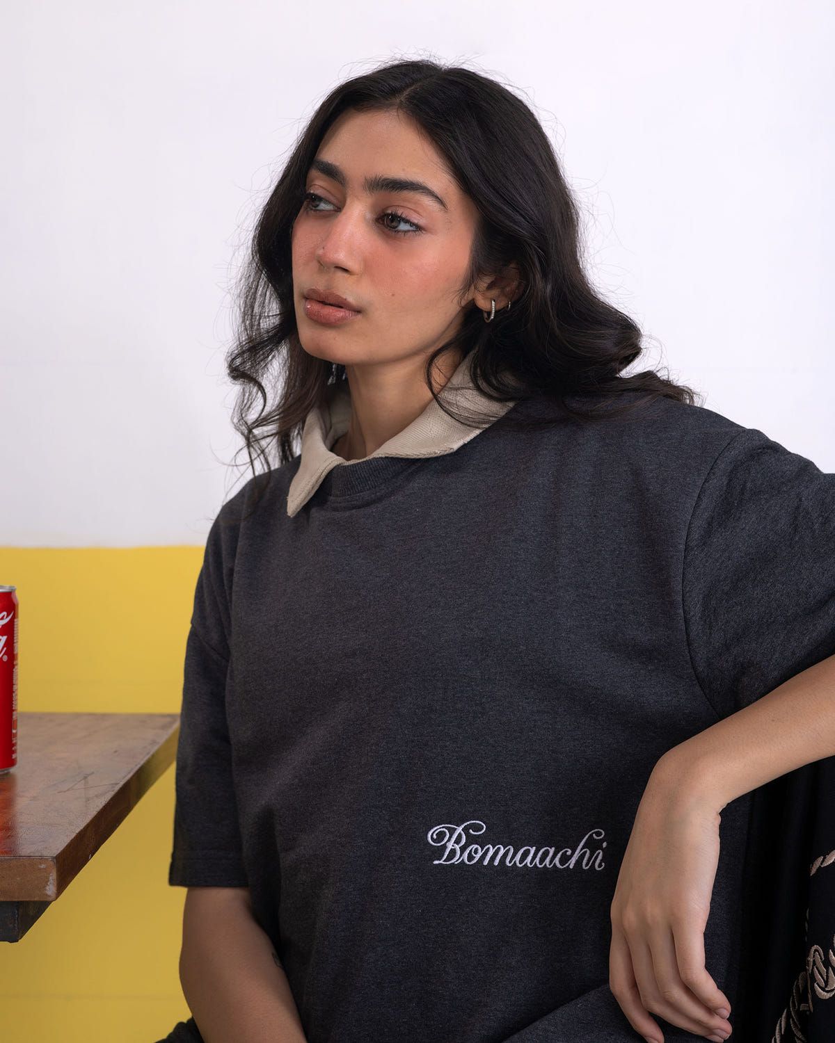 Blank Dark Melange T-shirt - image 5