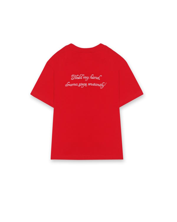 BOMAACHI — Hold My Hand Red Crop Top