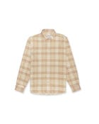 Checkered Shirt Beige view 1