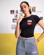 Certified Legend Black Crop Top view 4