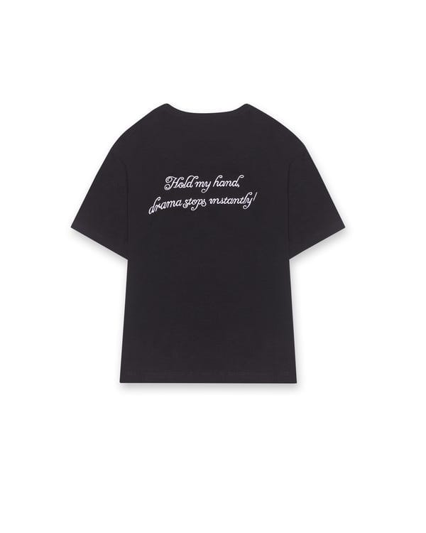 BOMAACHI — Hold My Hand Black Crop Top