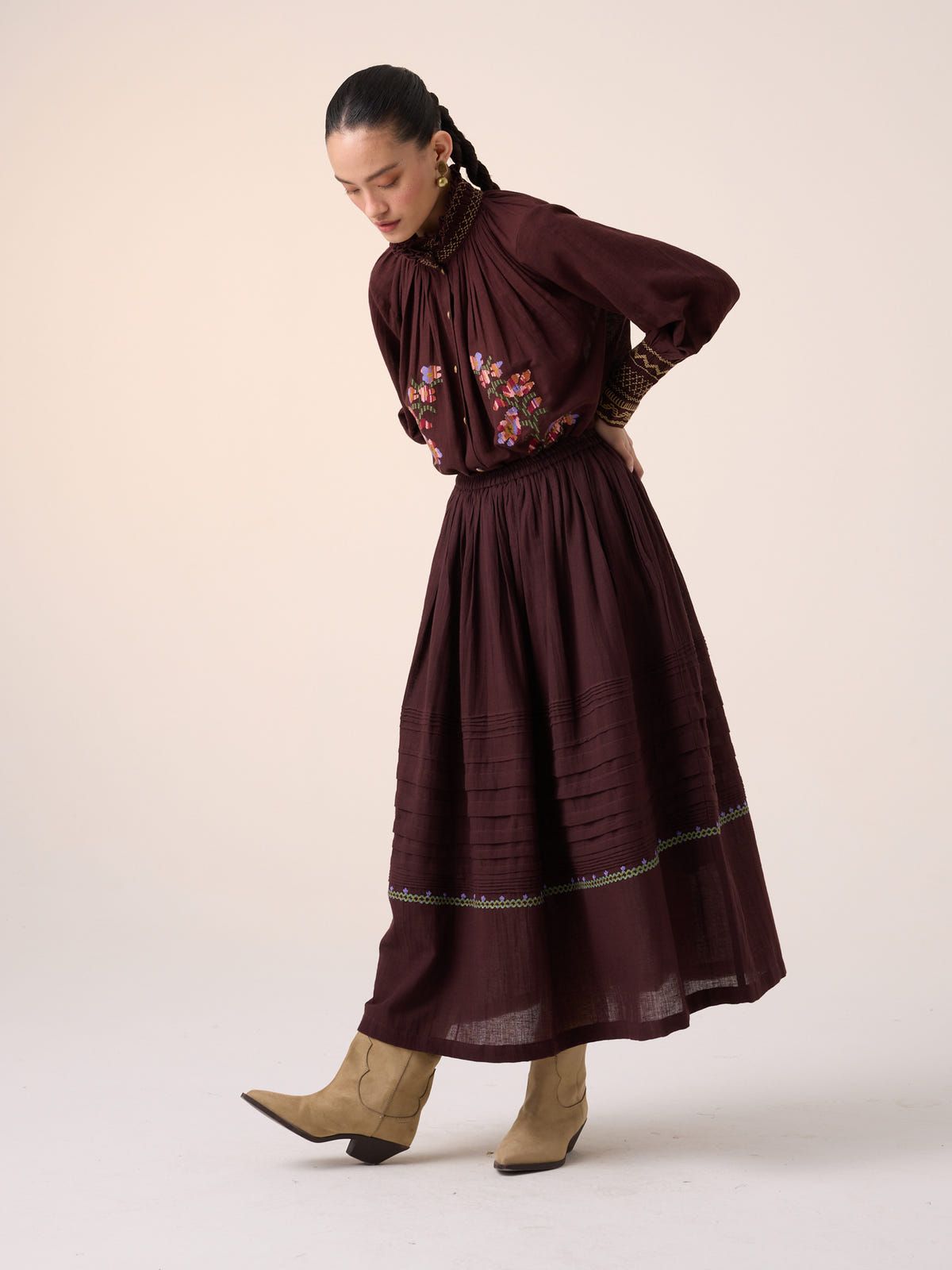 Pintuck Skirt - image 3