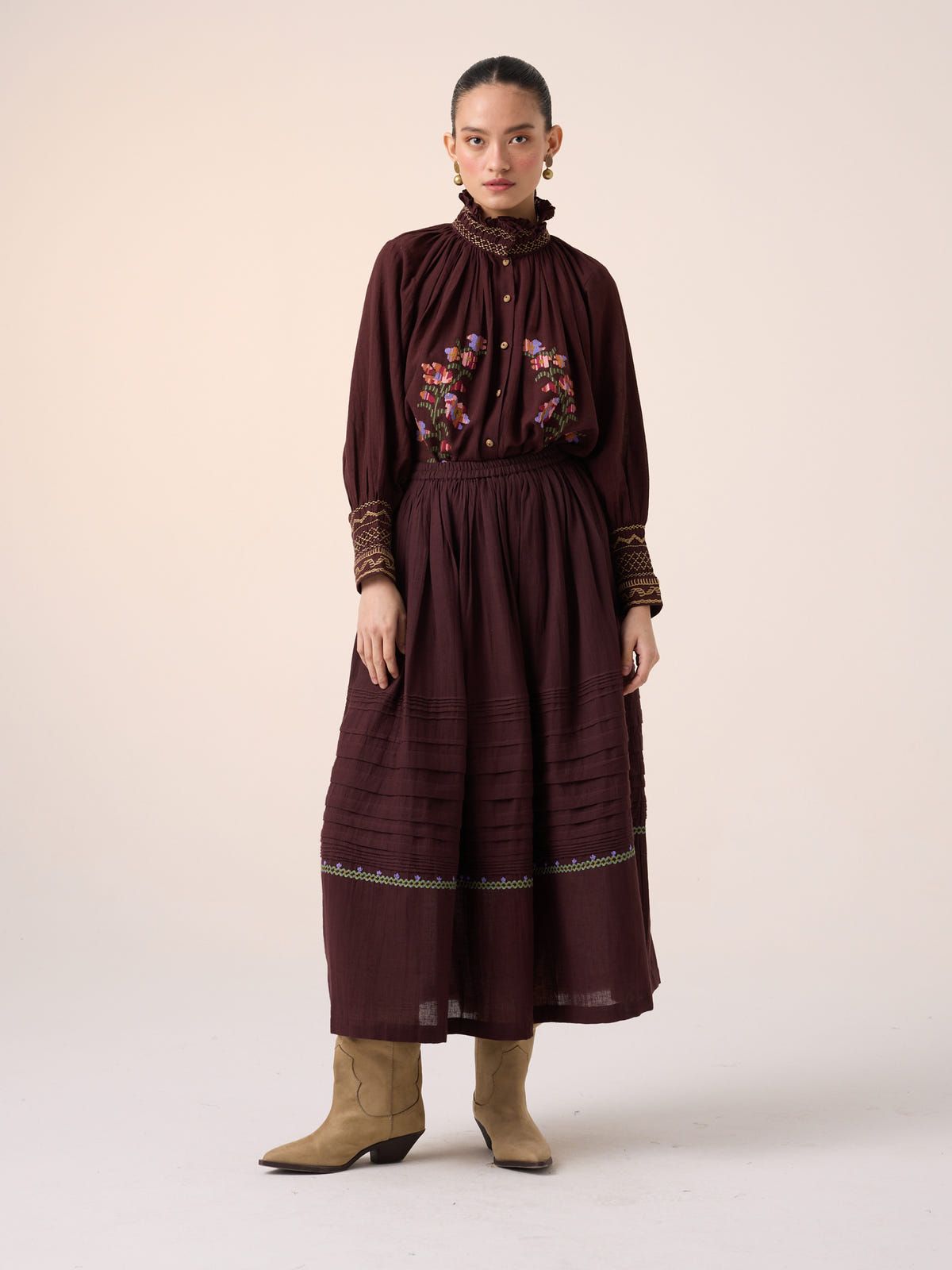 Pintuck Skirt - image 4