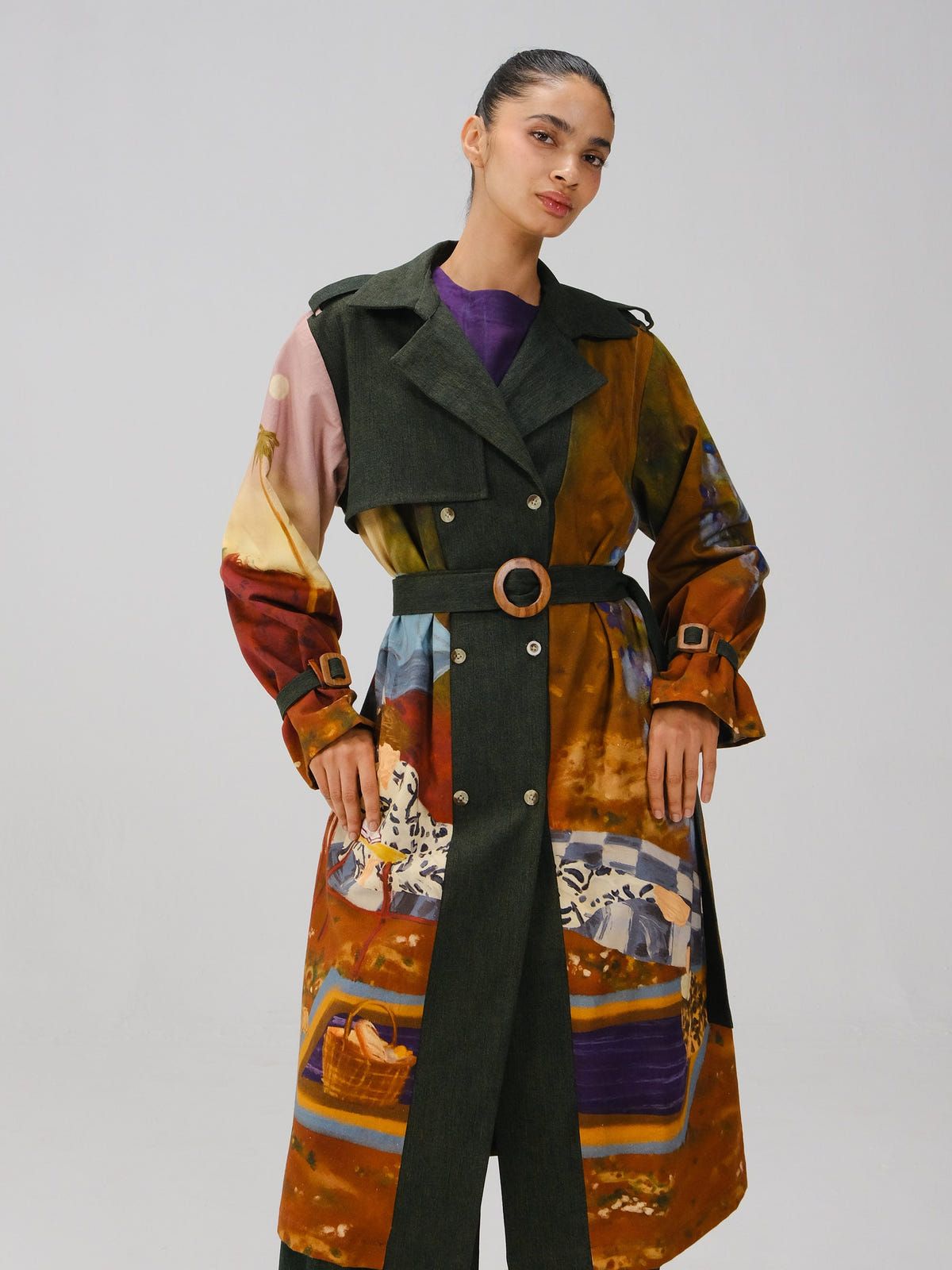Denim Trench - image 1