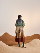 Print Blocked Dress view 3