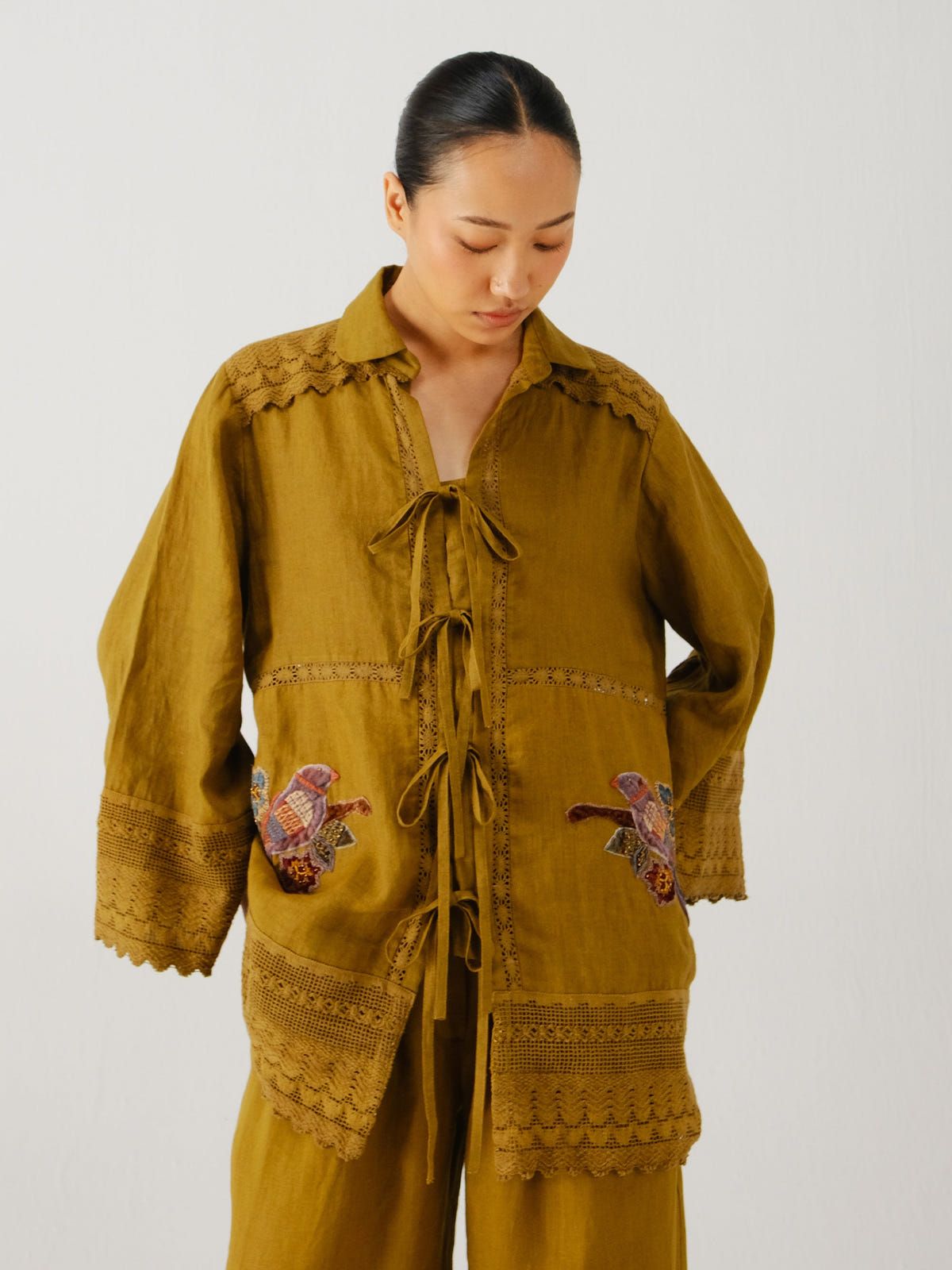 Tie up shirt - image 4