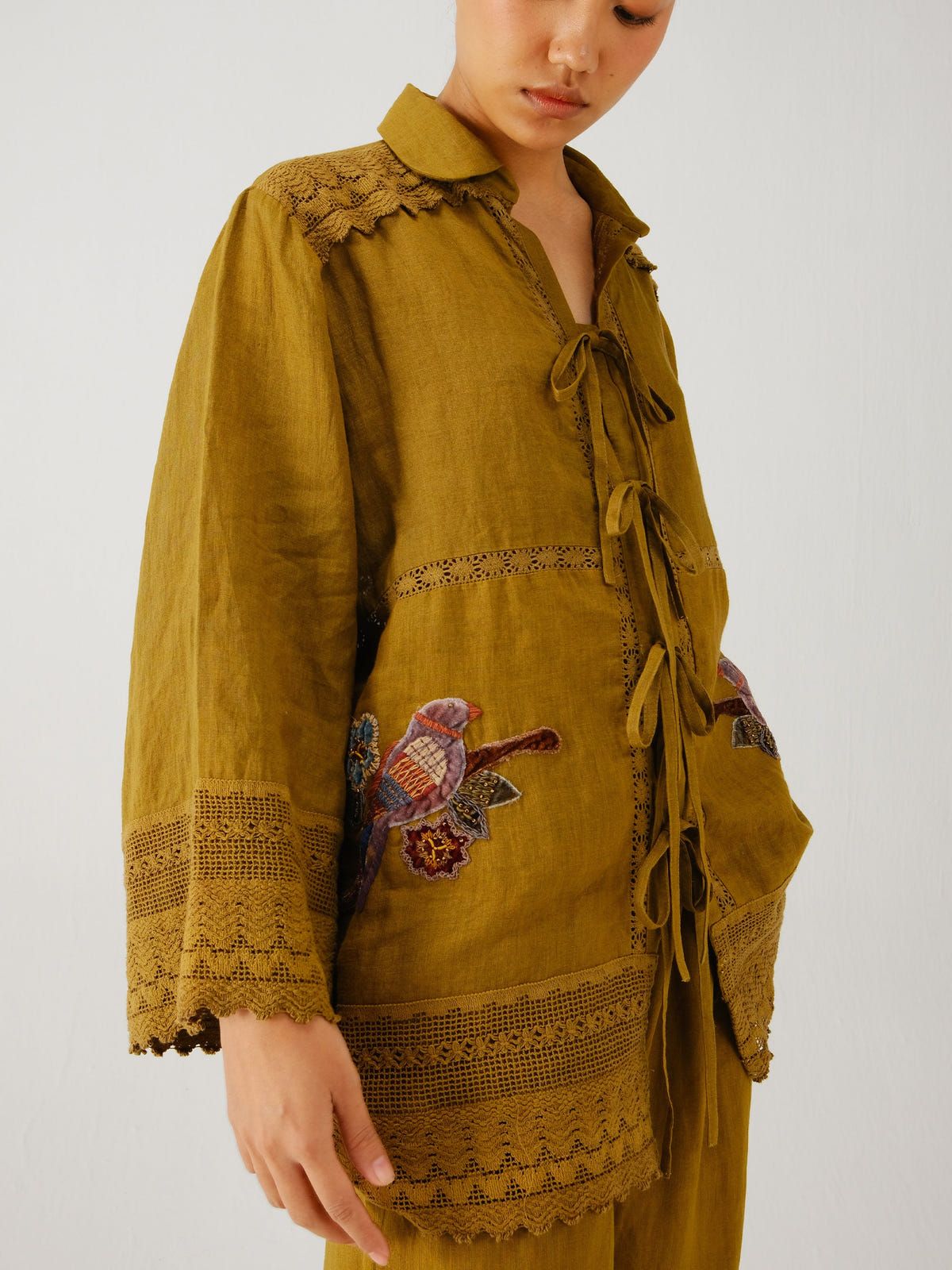 Tie up shirt - image 5