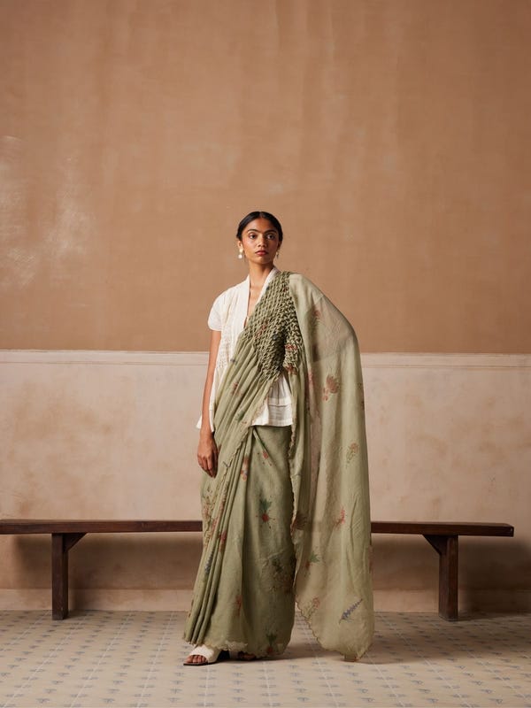 Cord — Smocked Saree