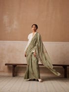 Smocked Saree view 3
