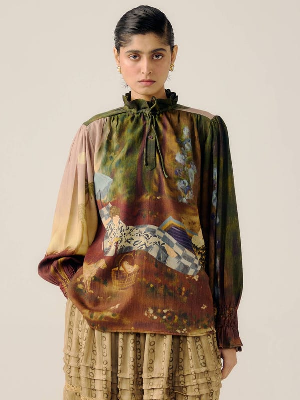 Cord — Ruffled Top