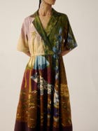 Print Blocked Dress view 7