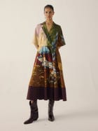 Print Blocked Dress view 8