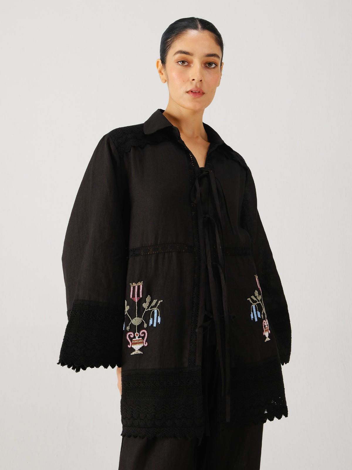 Tie up shirt - image 2