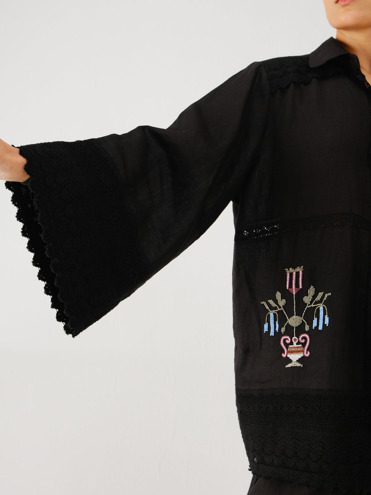 Tie up shirt - image 4