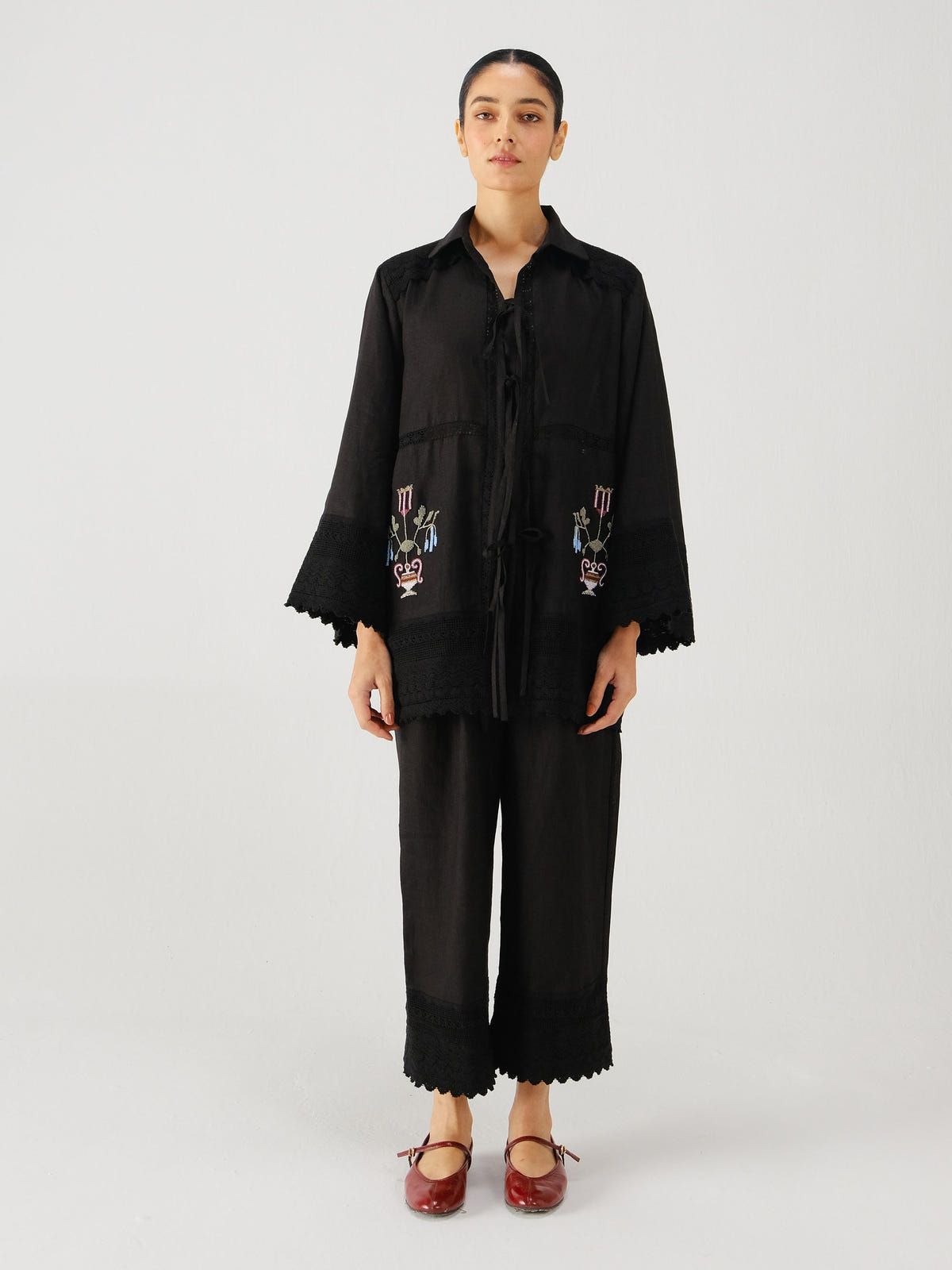 Tie up shirt - image 5
