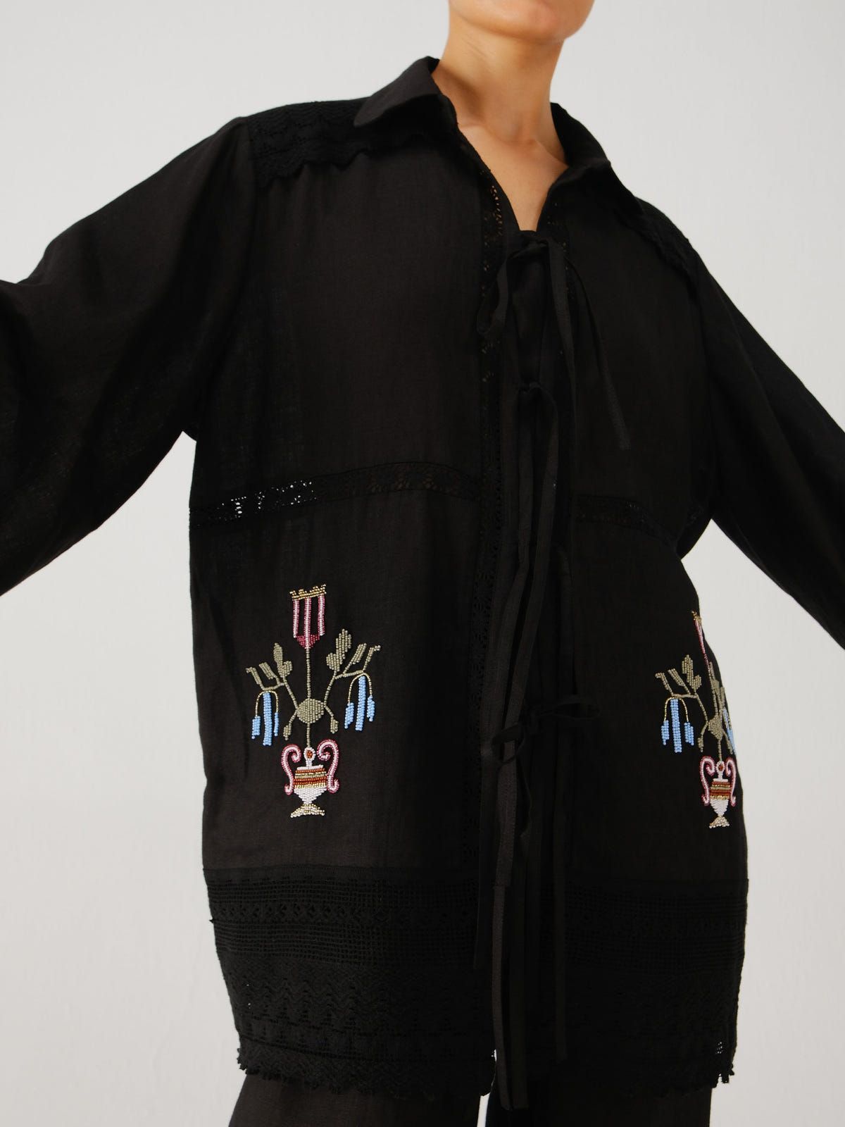 Tie up shirt - image 6