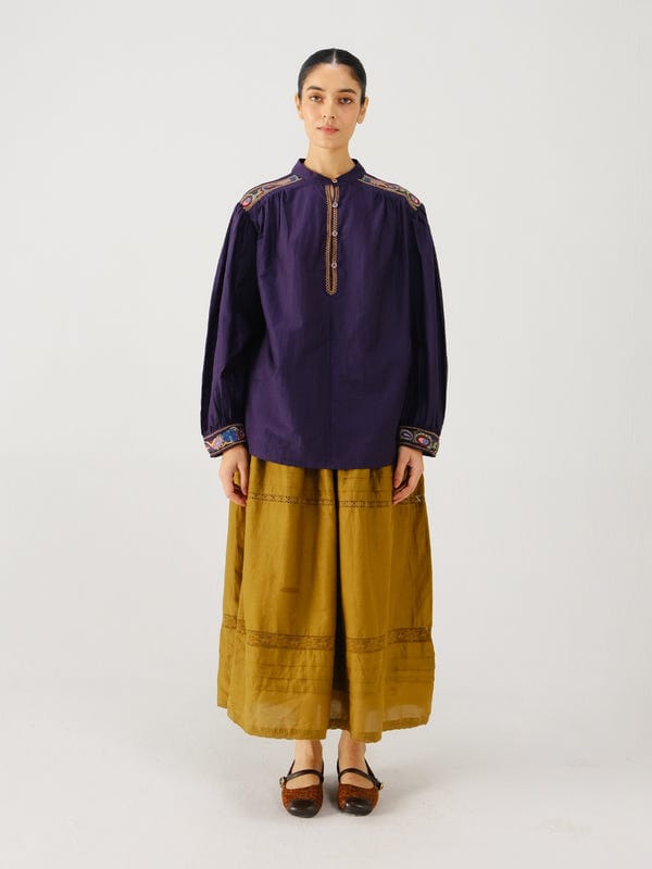 Cord — Peasant top