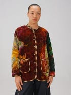 Collarless Quilted Jacket view 1