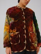Collarless Quilted Jacket view 2