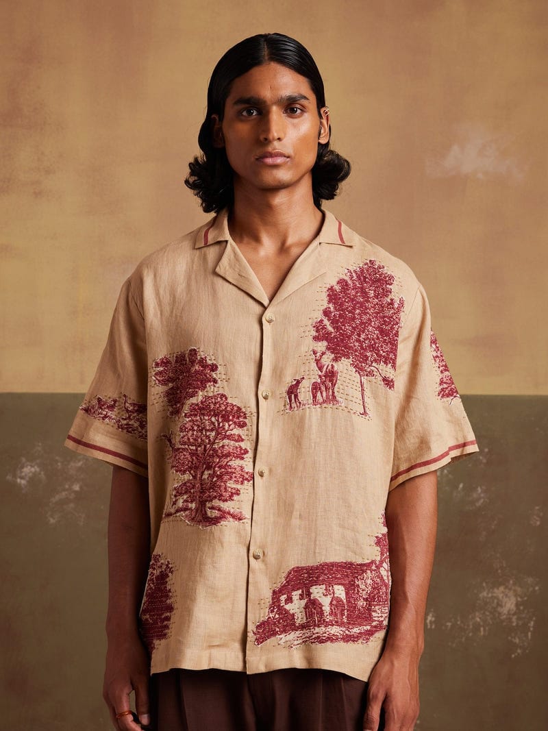 Patched Uni Shirt