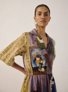 Print Blocked Dress view 6