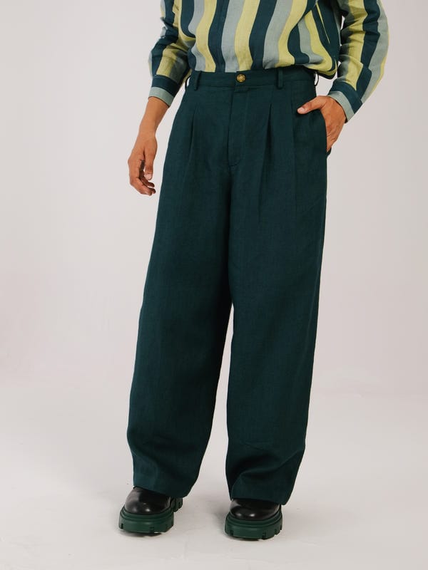 Cord — Double Pleat Pant