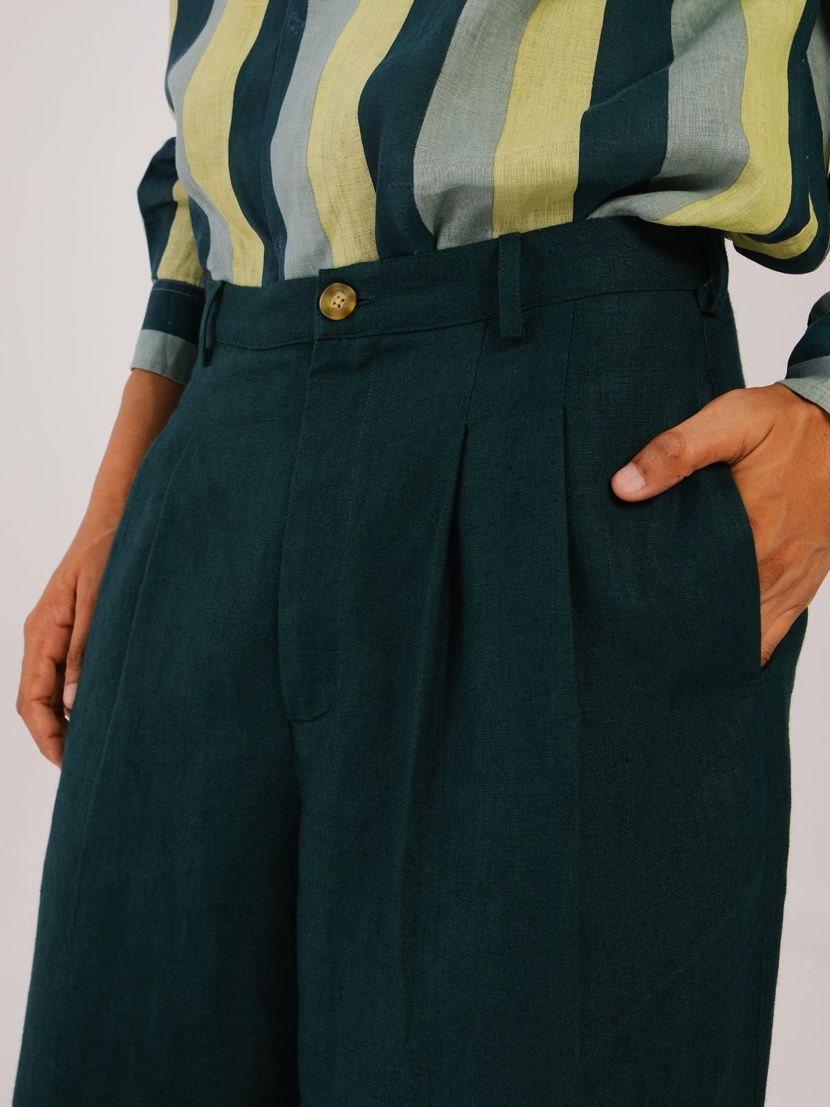 Double Pleat Pant - image 4
