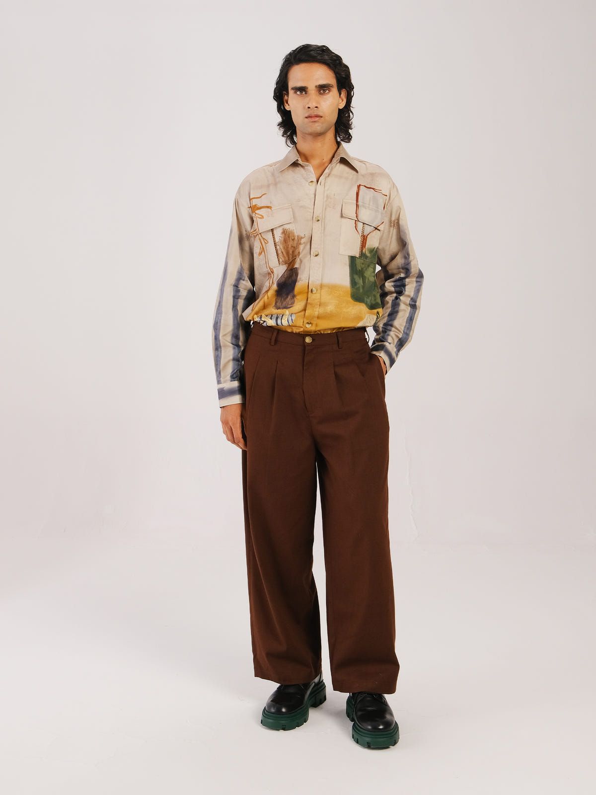 Double Pleat Pant - image 1