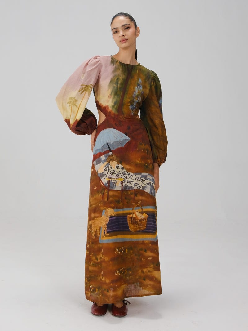 Euro Long Dress