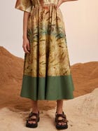 Print Blocked Dress view 7