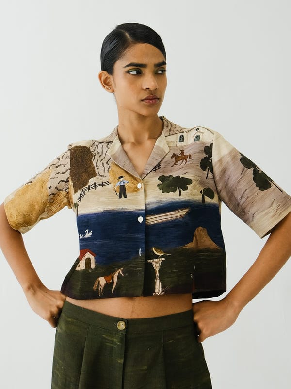 Cord — Crop Shirt