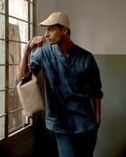 Stitch Collarless Shirt view 2