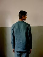 Stitch Collarless Shirt view 3