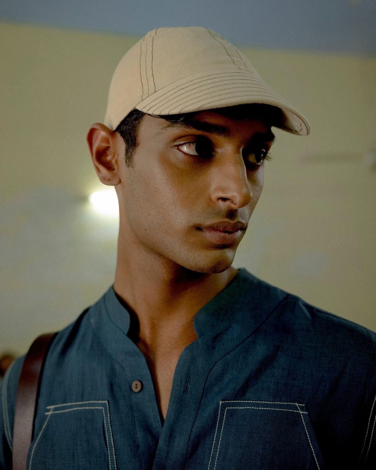 Stitch Collarless Shirt - image 6