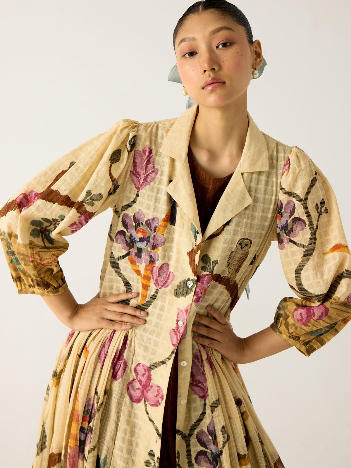 Classic Button Down Dress - image 9