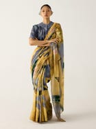 Smocked Saree view 1
