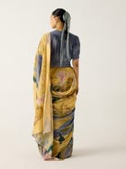 Smocked Saree view 4