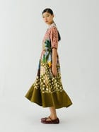 Print Blocked Dress view 5