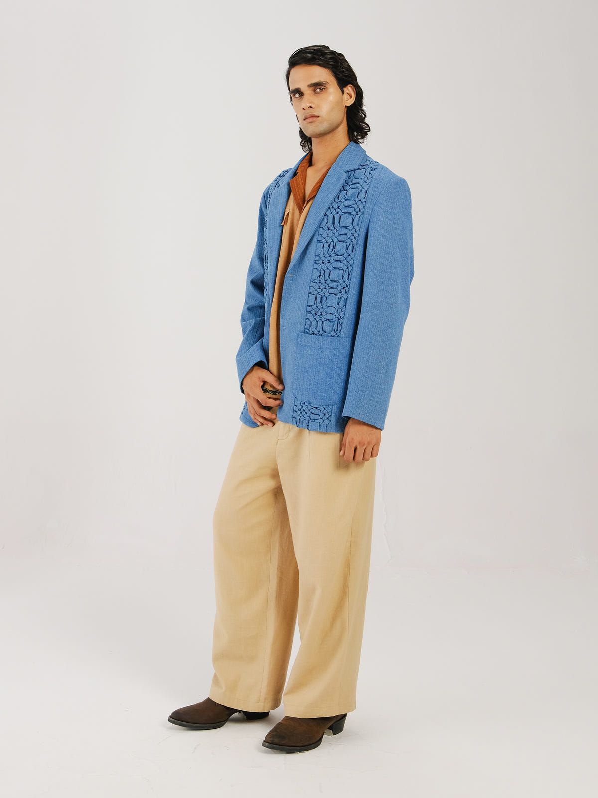 Front Smocked Blazer - image 11