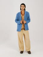Front Smocked Blazer view 3
