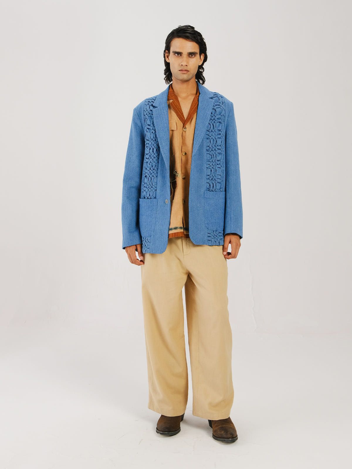 Front Smocked Blazer - image 4